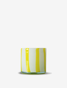 Candle holder Calore Curve XS - Świeczniki tealight - yellow/white