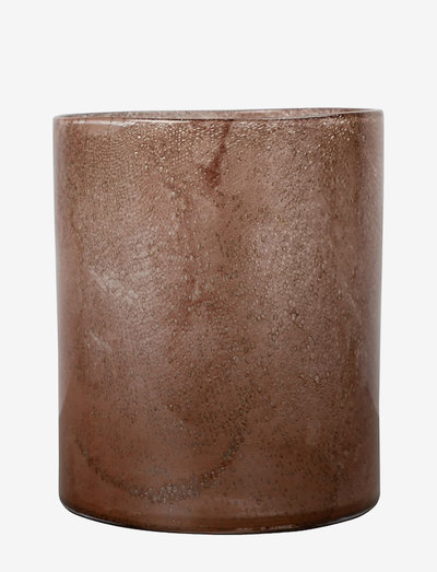 Vase/Candle holder Calore L - ljuslyktor - rusty red