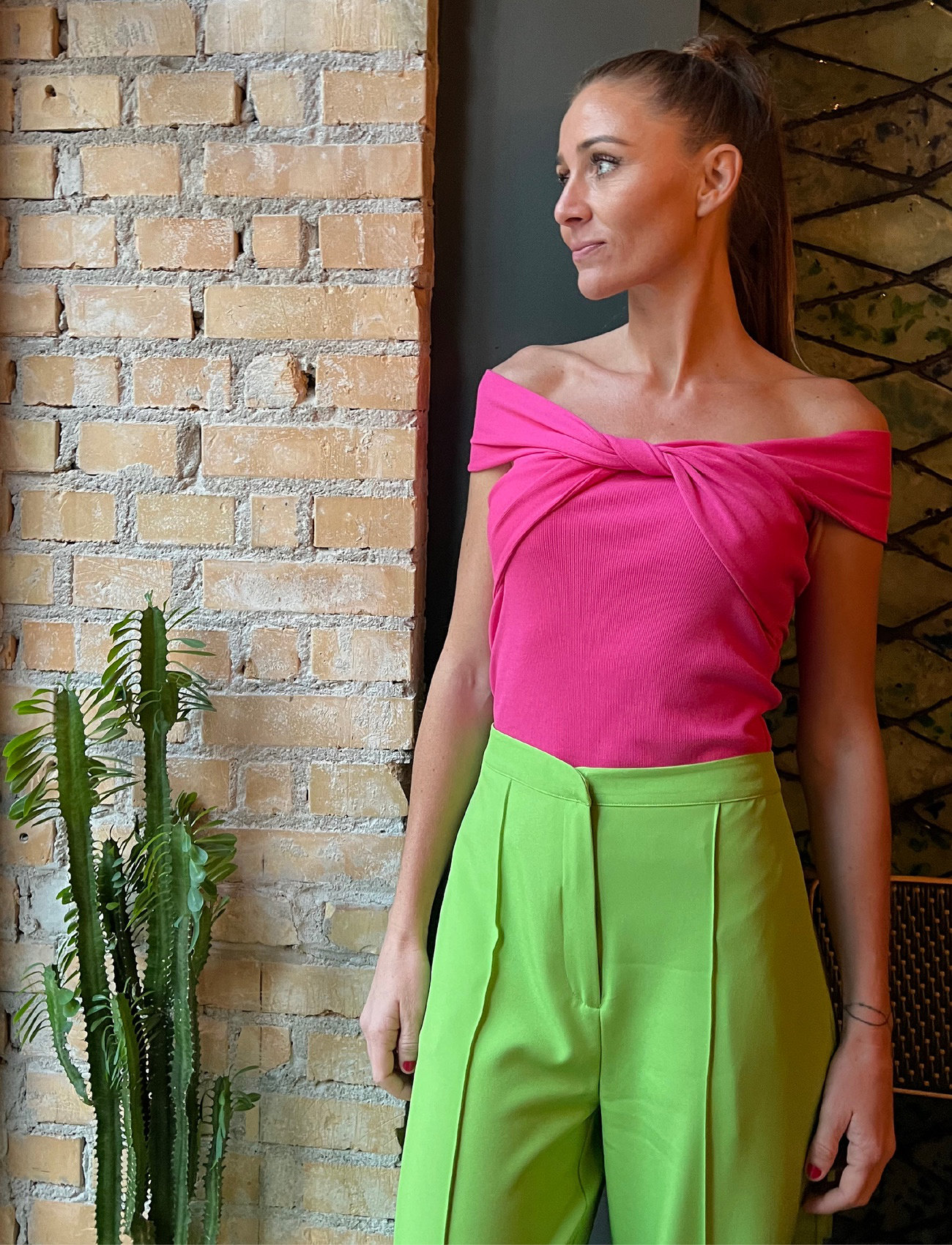 bzr Fionabzcrossover Top, XL, Pink, T-Shirts & Toppe > Uden Ærmer, Dame