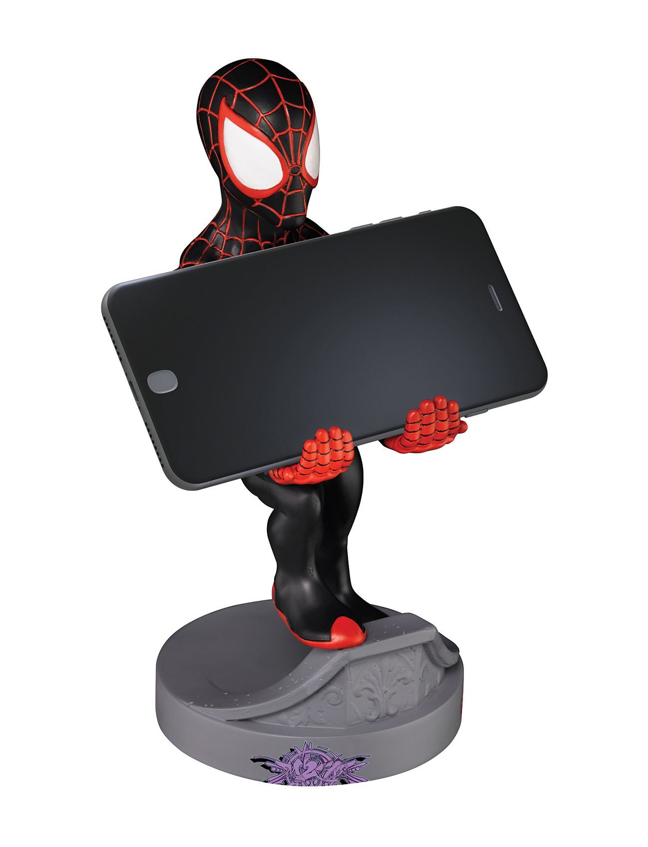 Cable Guys - Miles Morales Spiderman, Full Figure Home Kids Decor Decoration Accessories-details Multi/patterned Cable Guy