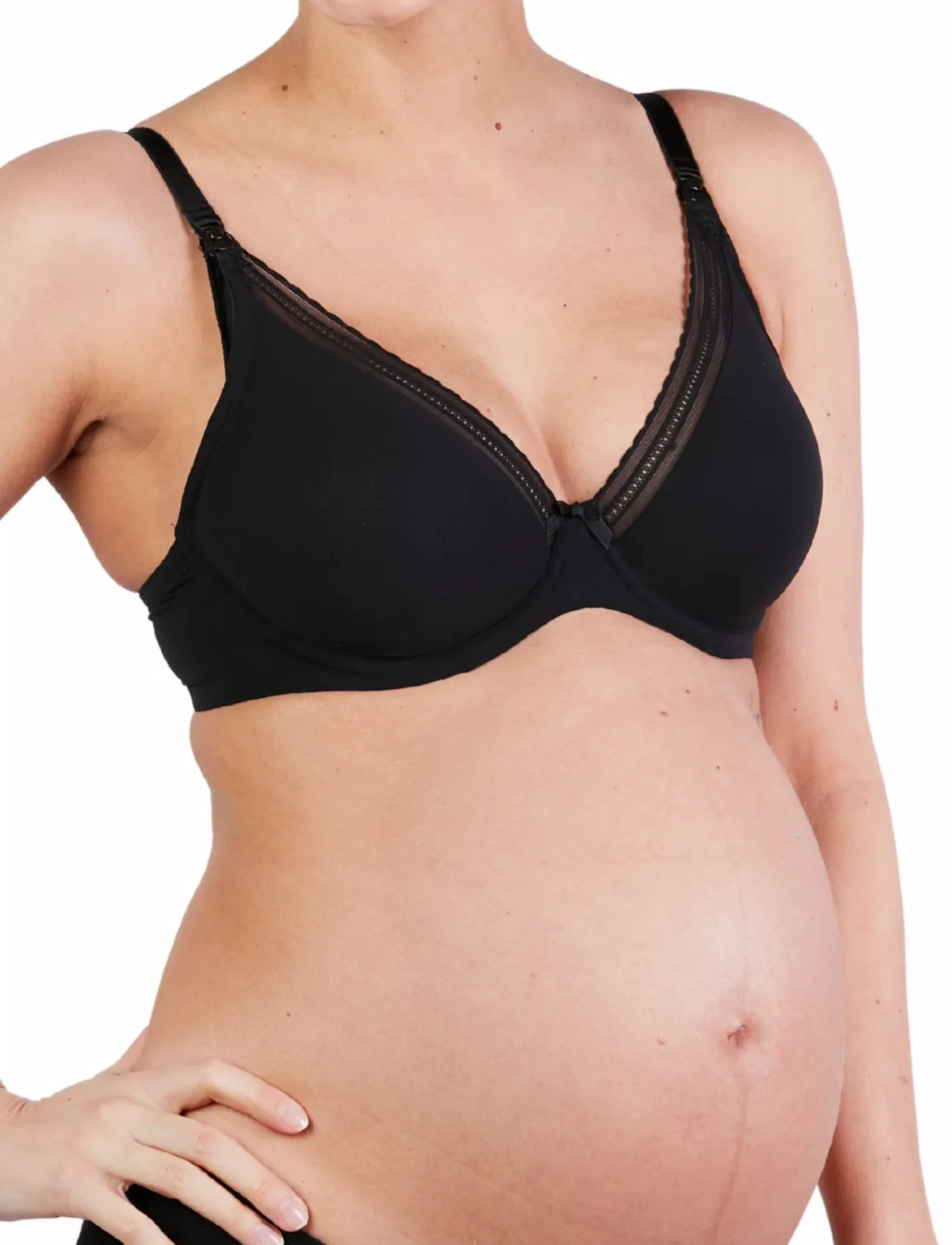 Cache Coeur Maternity And Nursing Bra Milk, 85 B, Black, Bh'Er Og Toppe > Barsels-Bh'Er, Dame