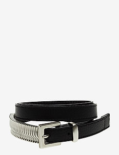 Mini Rattle Belt - BLACK SILVER
