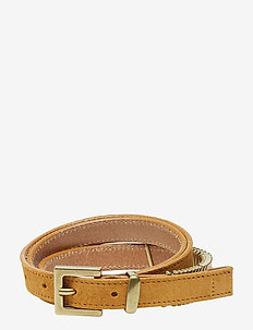 Mini Rattle Belt - OCRA SUEDE GOLD