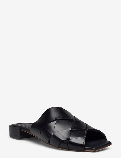 Misa - flat sandals - black
