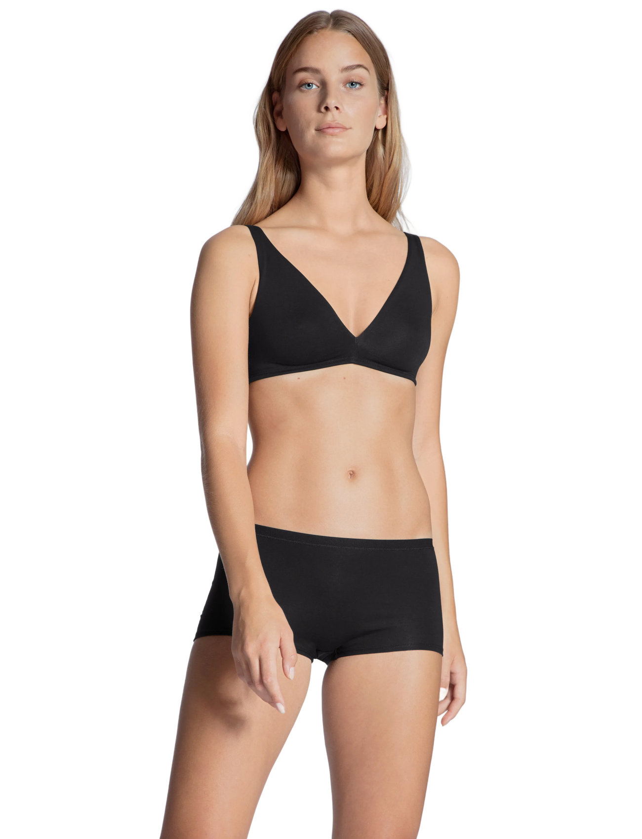Calida Natural Comfort Pants, S, Black, Trusser > Hipster & Boyshorts, Dame