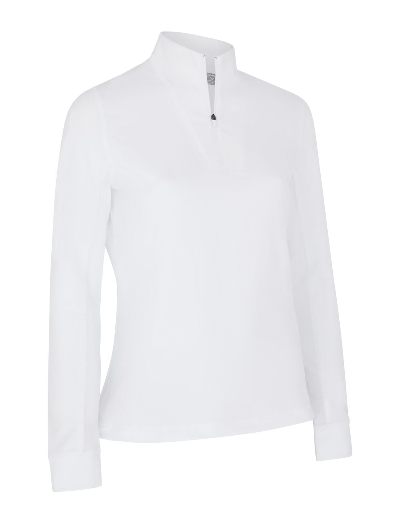 1/4 Zip Chev Top Sport Sweatshirts & Hoodies Sweatshirts White Callaway