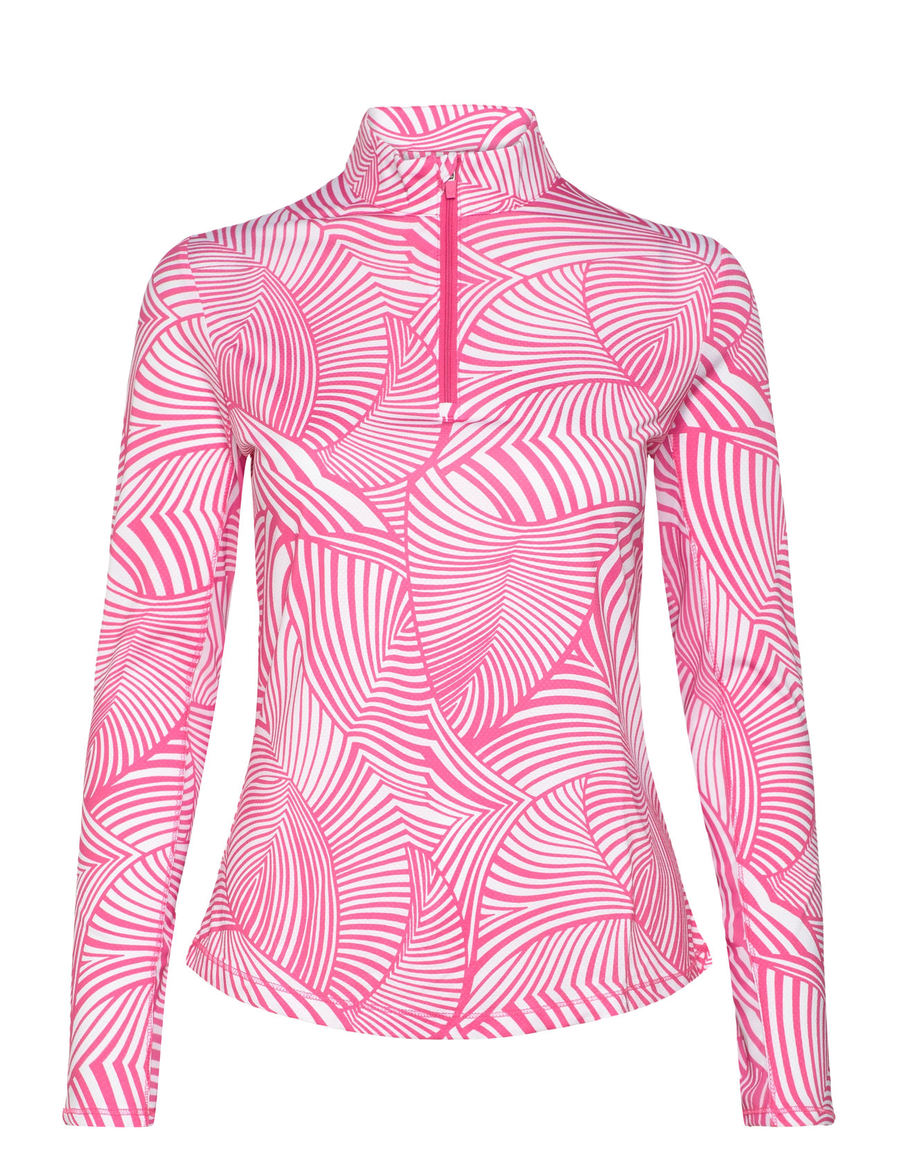 Callaway Stencil Floral Sun Protection Top Rosa