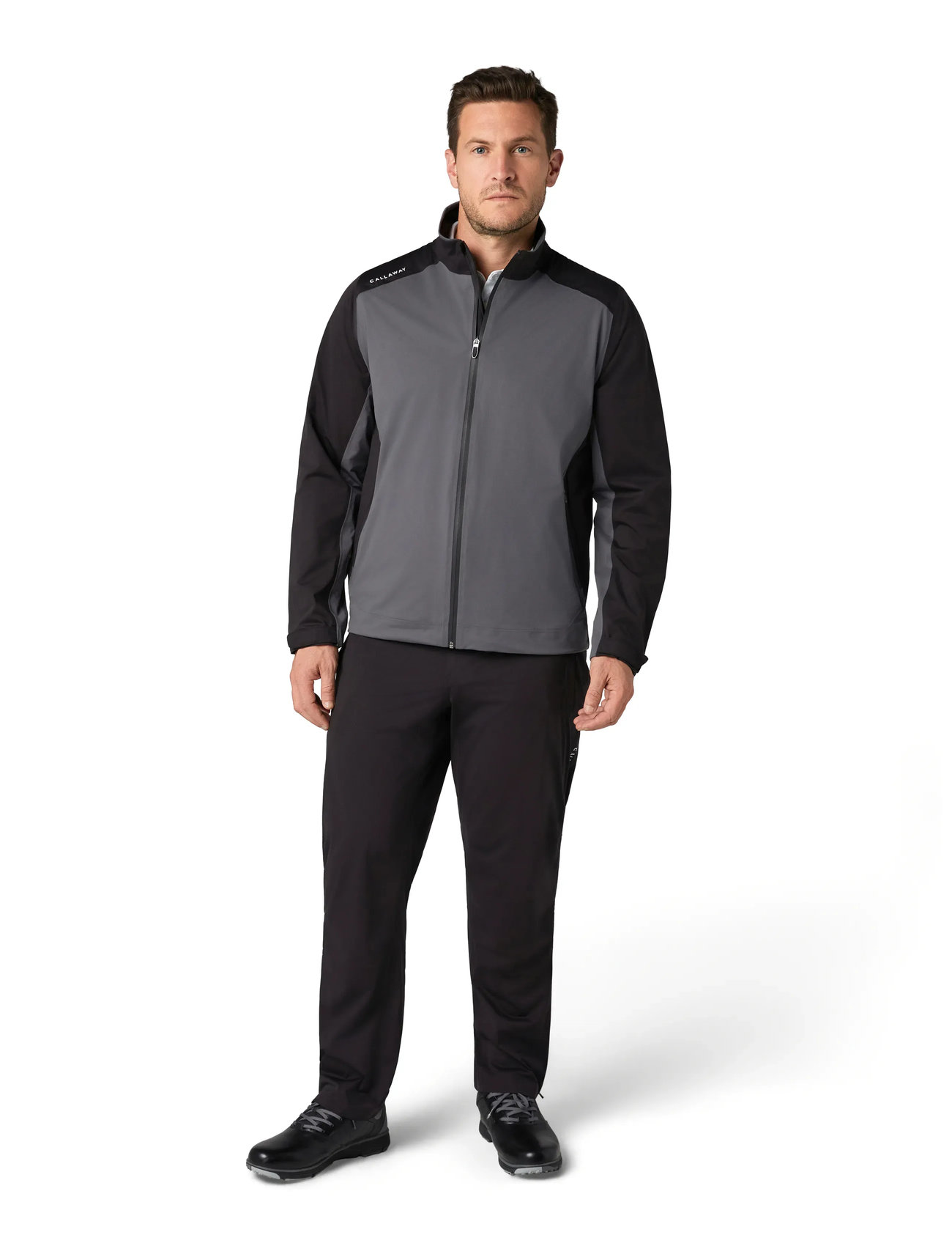 Callaway Stormlite Iii Waterproof Jacket, S, Grey, Sport Jackets > Sport Golf Jackets, Herre