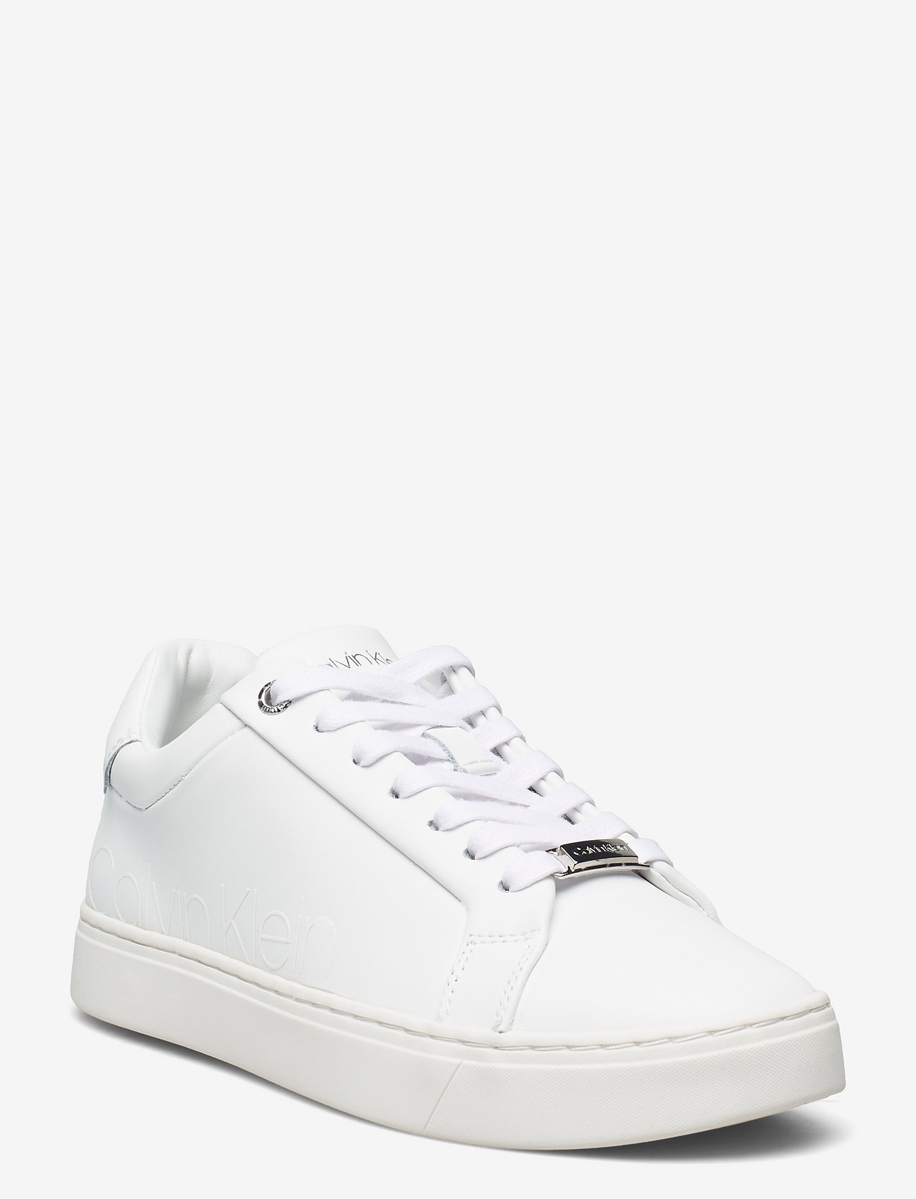 calvin klein lace up logo sneaker