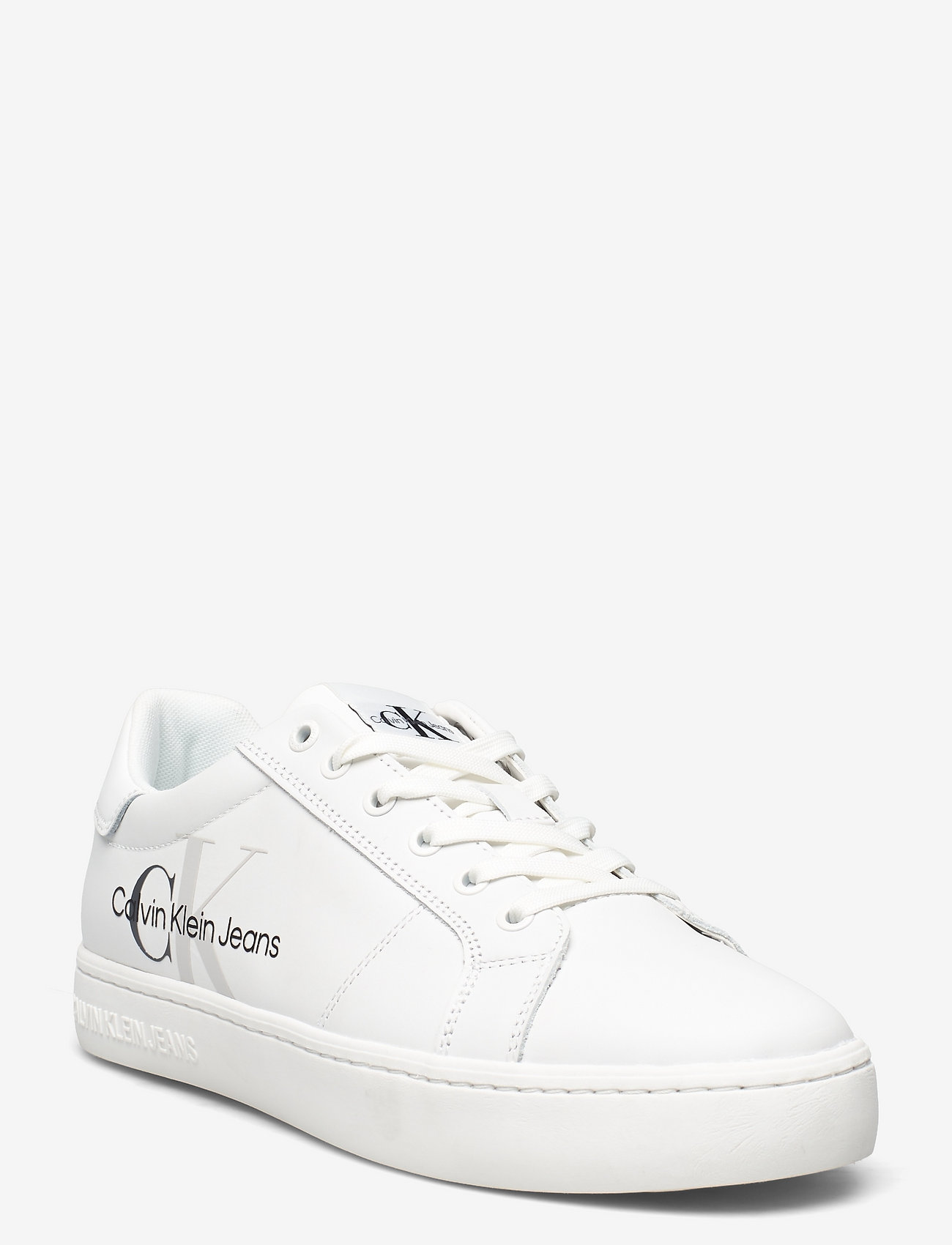 calvin klein lace up logo sneaker