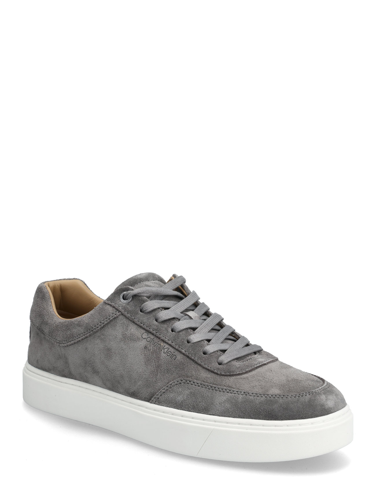 Clean Cup Low Laceup Oxf Su Lave Sneakers Grey Calvin Klein