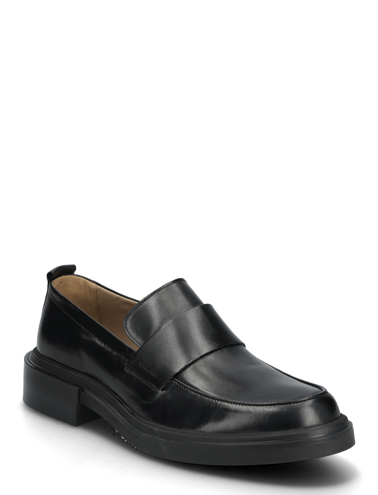 Calvin Klein Cupped Band Loafer Lth, 44, Black, Sko > Hyttesko, Herre