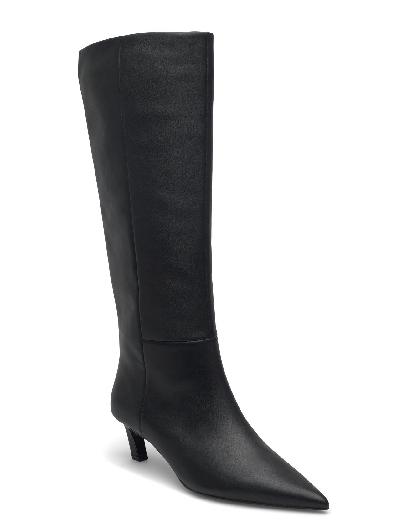CALVIN KLEIN Ess Kitten Heel Long Stiefel Schwarz - 36 - Damen