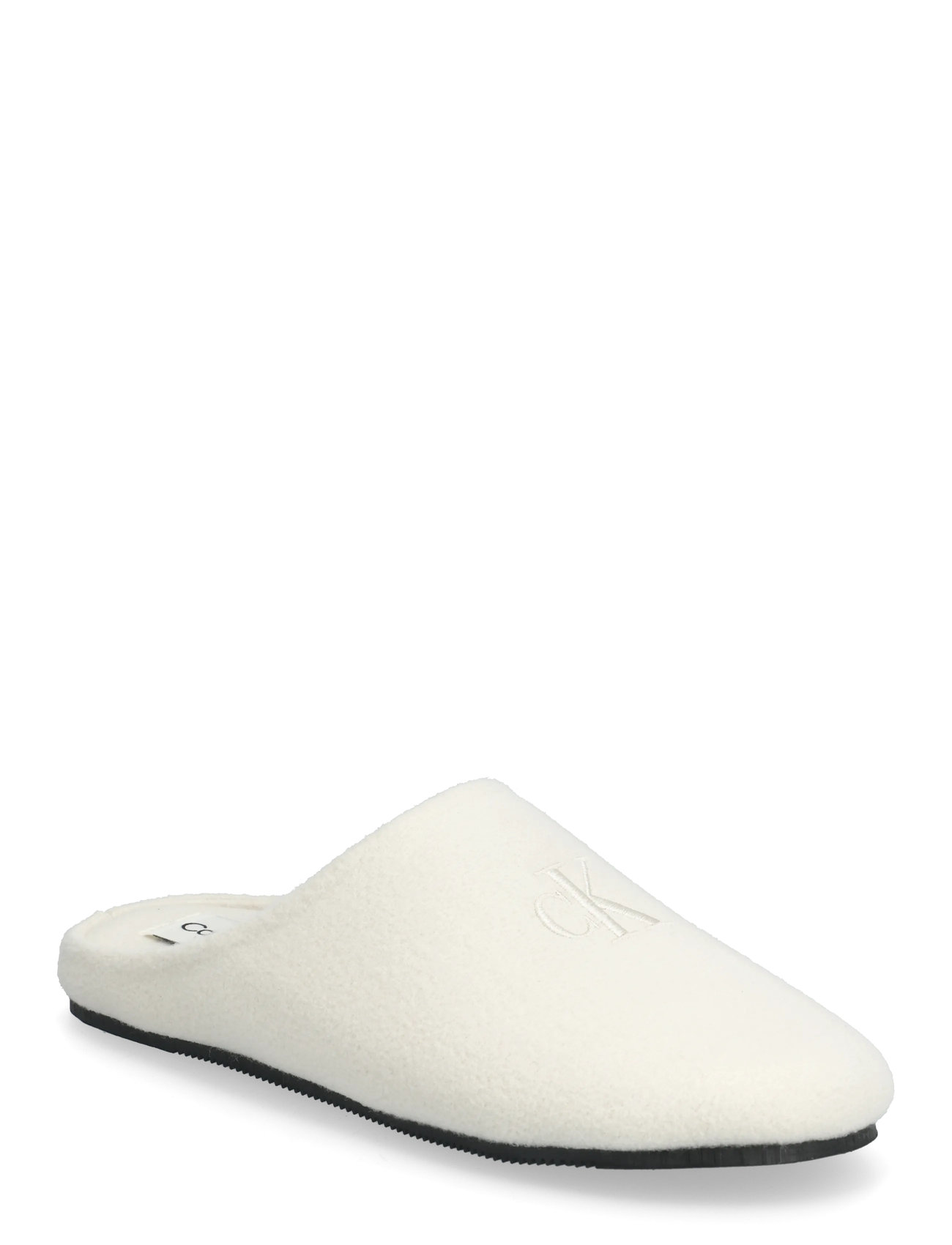 CALVIN KLEIN Einrichtung Slipper Mule Wolle Felt Weiß - 39 - Damen