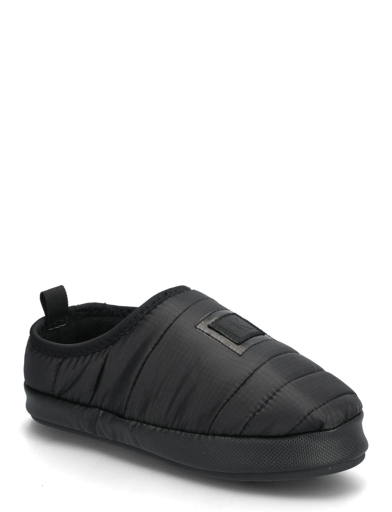 CALVIN KLEIN Einrichtung Slipper Nyl Patch Schwarz - 39 - Damen