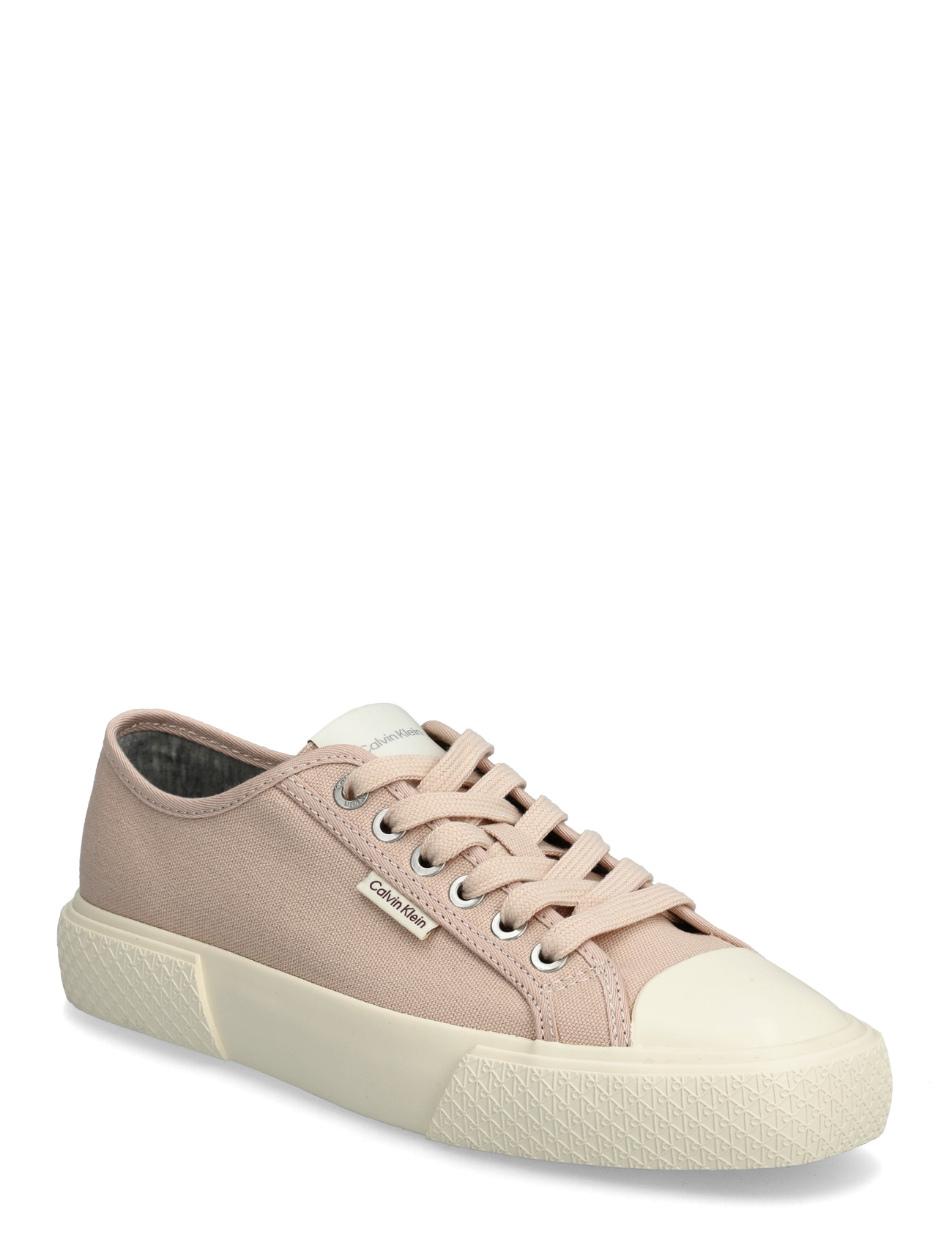 Calvin Klein Vulc Low Lace Up Canvas, 39, Pink, Sneakers > Sneakers Med Lav Top, Dame