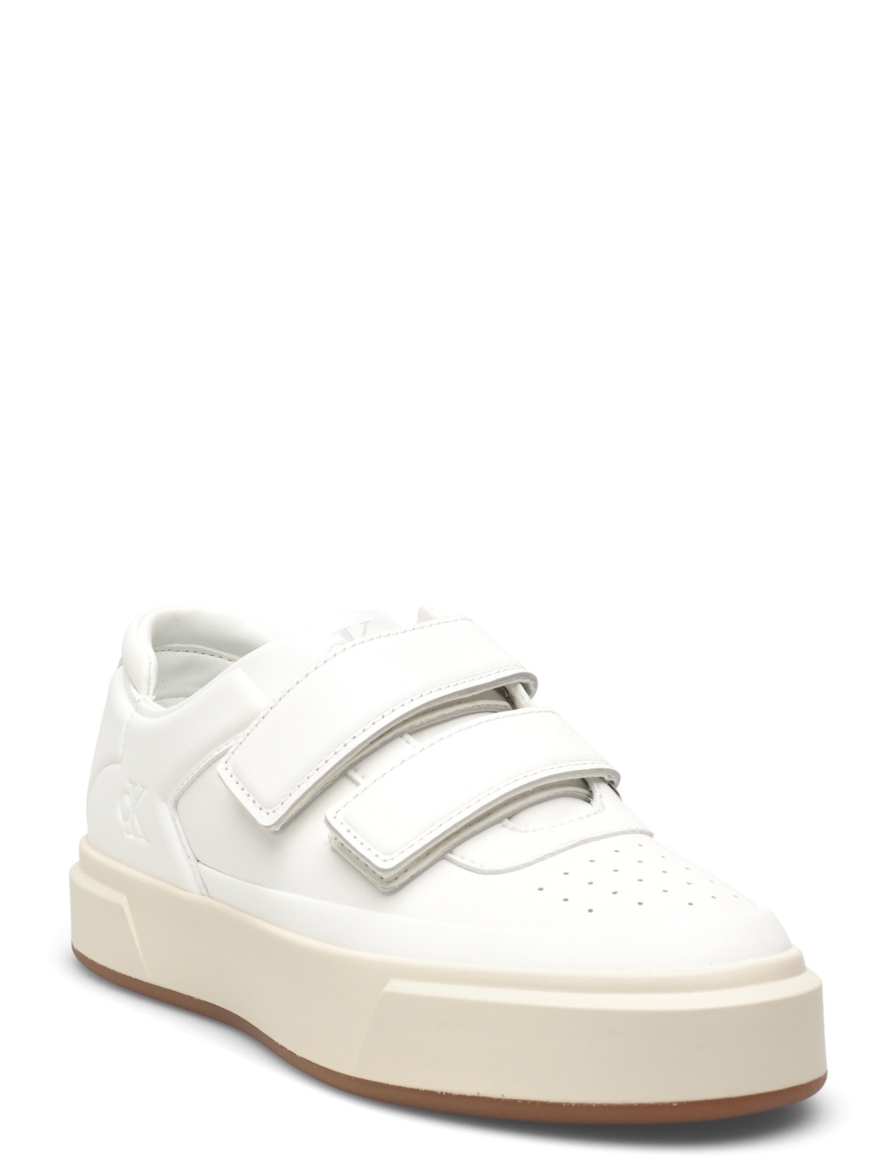 CALVIN KLEIN Basket Cups Klettverschluss Lth Weiß - 40 - Damen