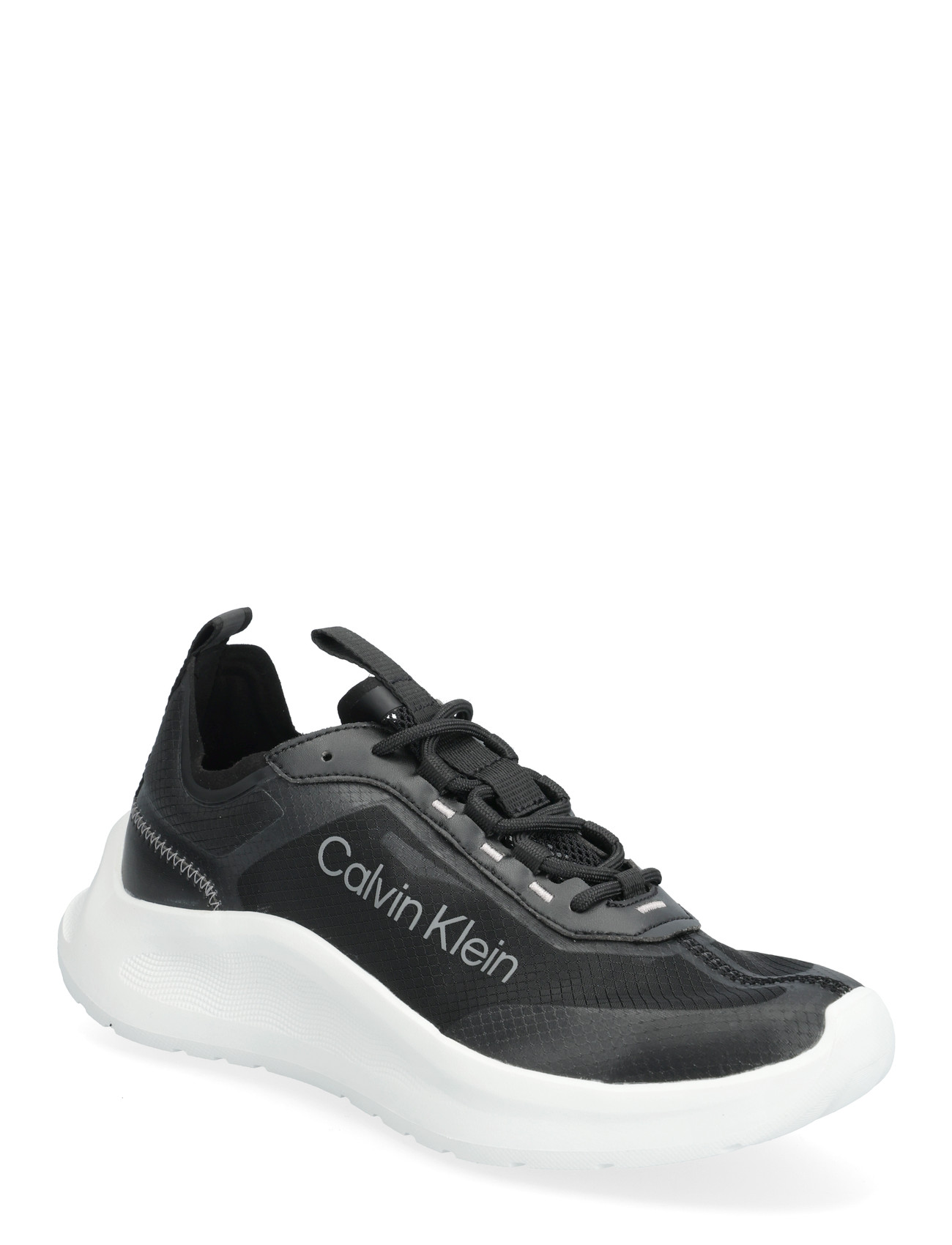 Calvin Klein Light Eva Run Lup Transp Ripst, 38, Black, Sneakers > Sneakers Med Lav Top, Dame