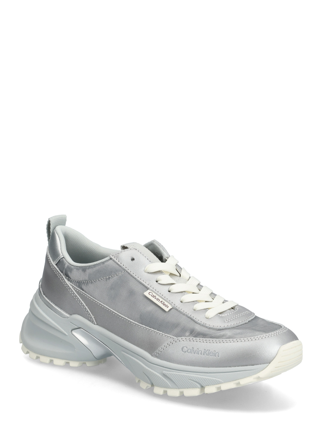Calvin Klein Hike Runner Organza Met Lth, 39, Silver, Sport Sko > Sport Running Sko, Dame
