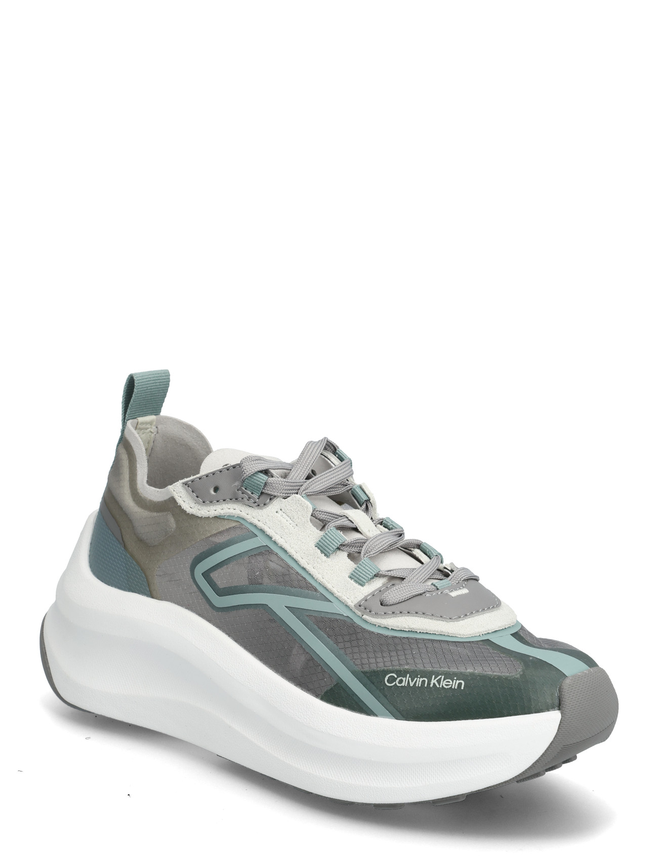 CALVIN KLEIN Chunky Run Ckstripe Lup Tran Rip Grau - 37 - Damen