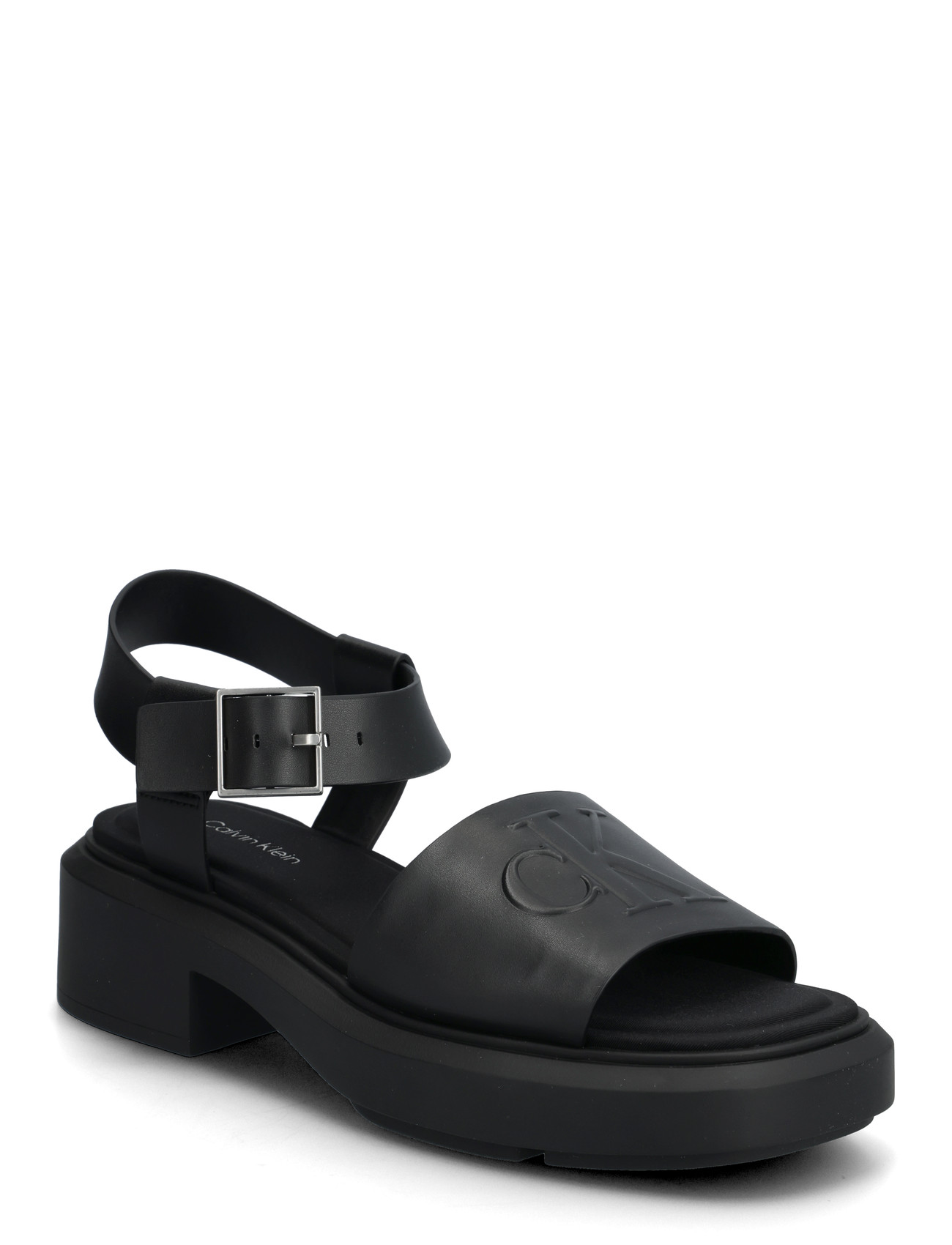 CALVIN KLEIN Chunky Sandale Lth Mg Schwarz - 40 - Damen