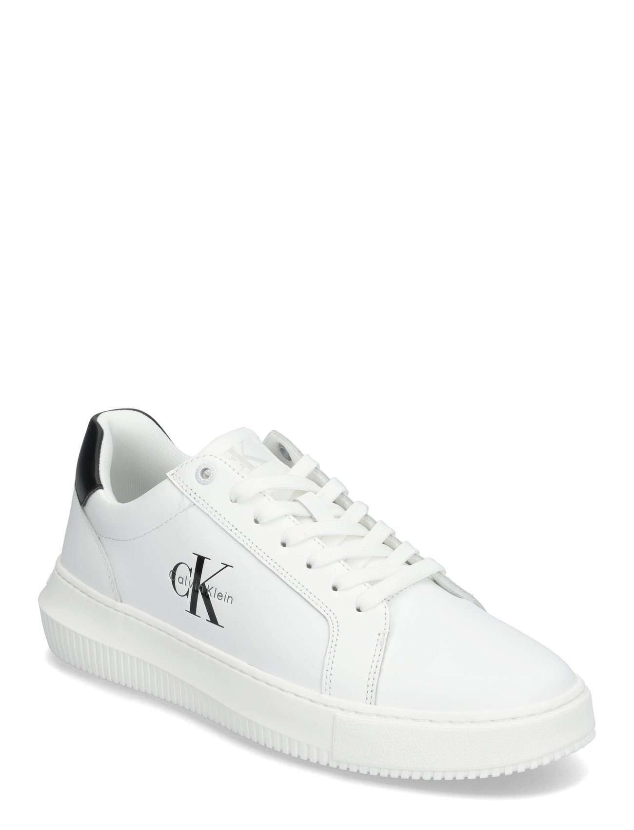 Chunky Cupsole Mono Lth Lave Sneakers White Calvin Klein