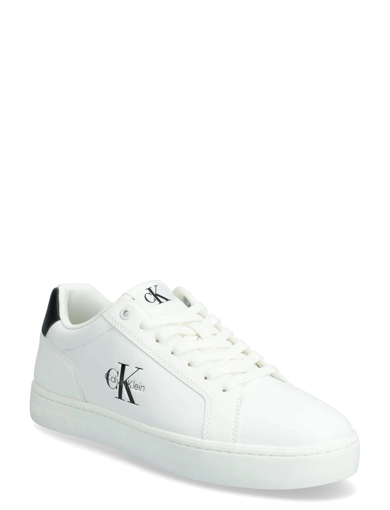 Classic Cupsole Mono Lth Lave Sneakers White Calvin Klein