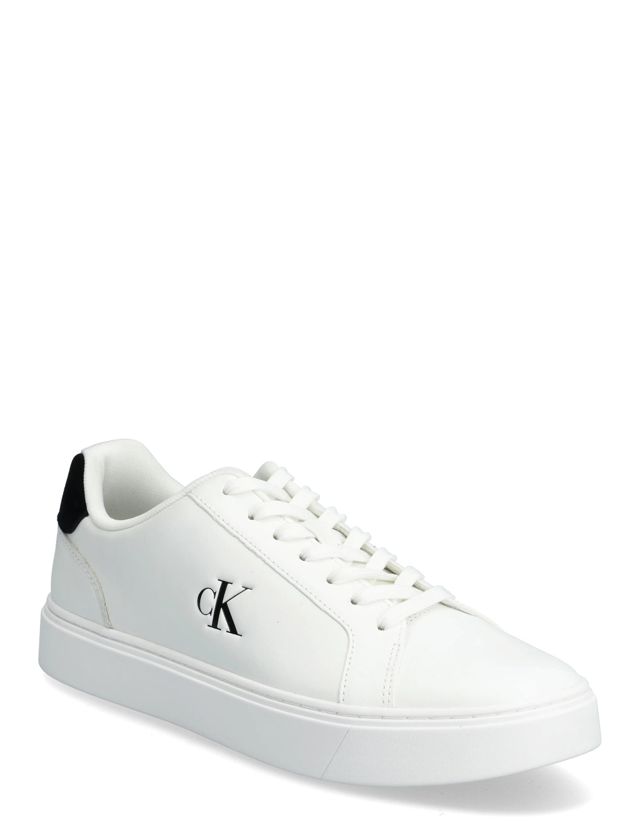 Calvin Klein Classic Cupsole Laceup Lth, 40, White, Sneakers > Business-Sneakers, Herre