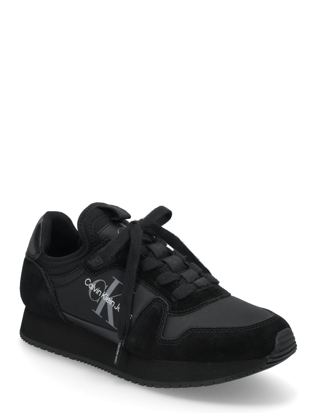 Runner Sock Laceup Ny-Lth Wn Lave Sneakers Black Calvin Klein
