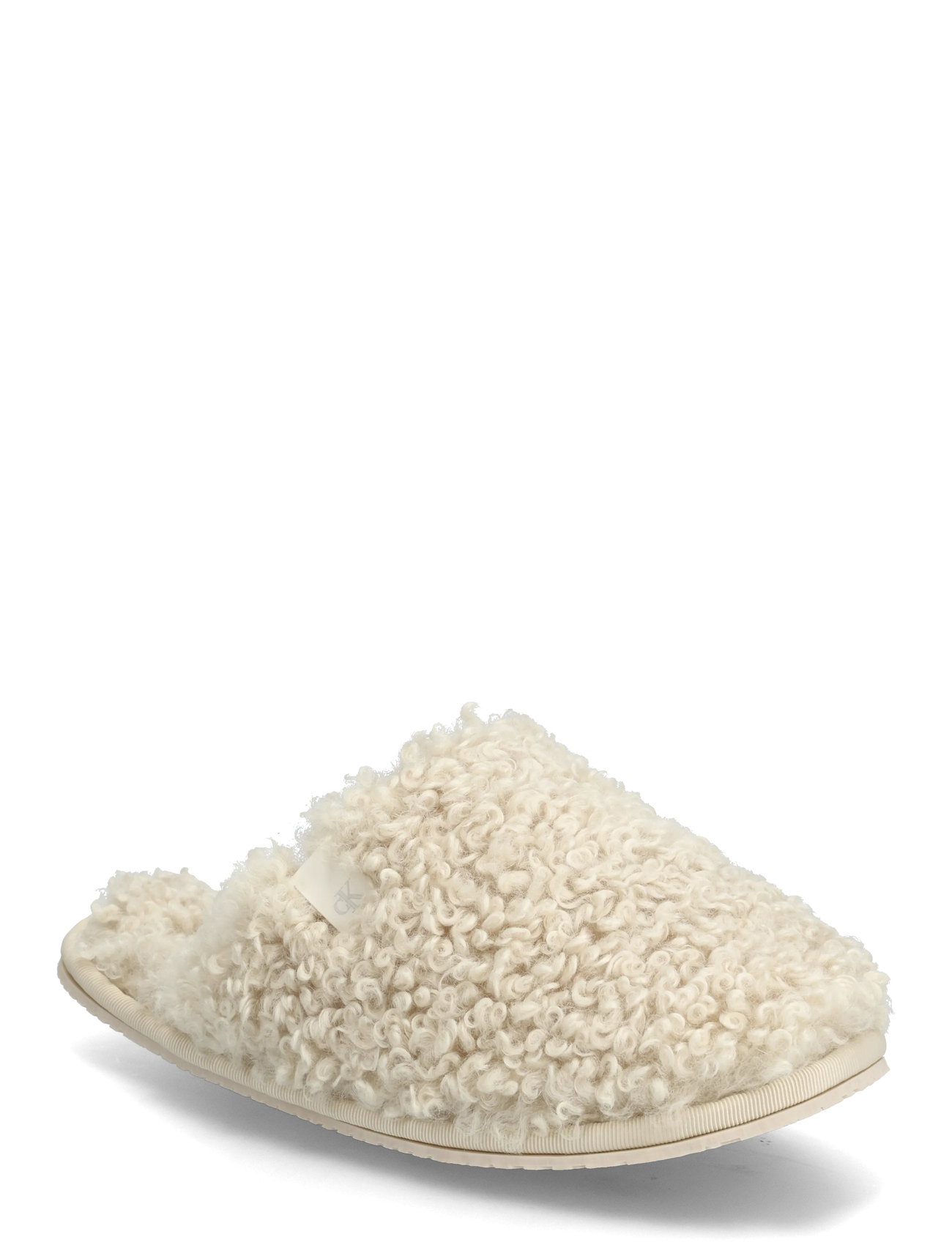 Calvin Klein Close Slipper Fur, 38, Cream, Sko > Tøfler, Dame