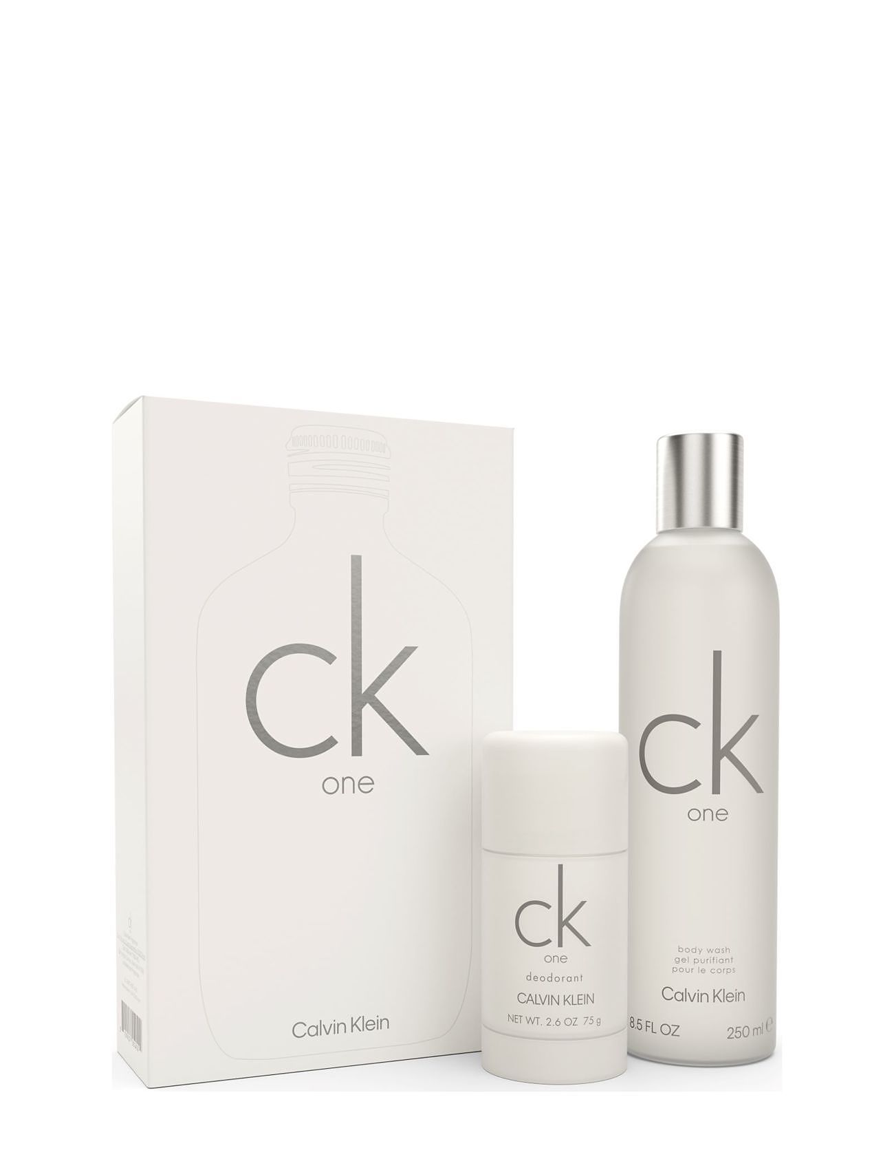 Calvin Klein Ck Deo Stick 75Ml/Body Wash 250Ml Duschkräm Nude Calvin Klein Fragrance