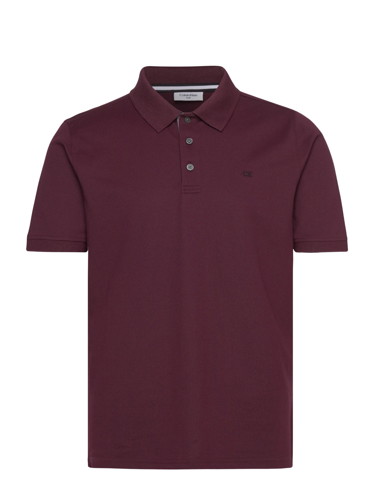 CALVIN KLEIN GOLF Quad Polo Burgundy - L - Herren