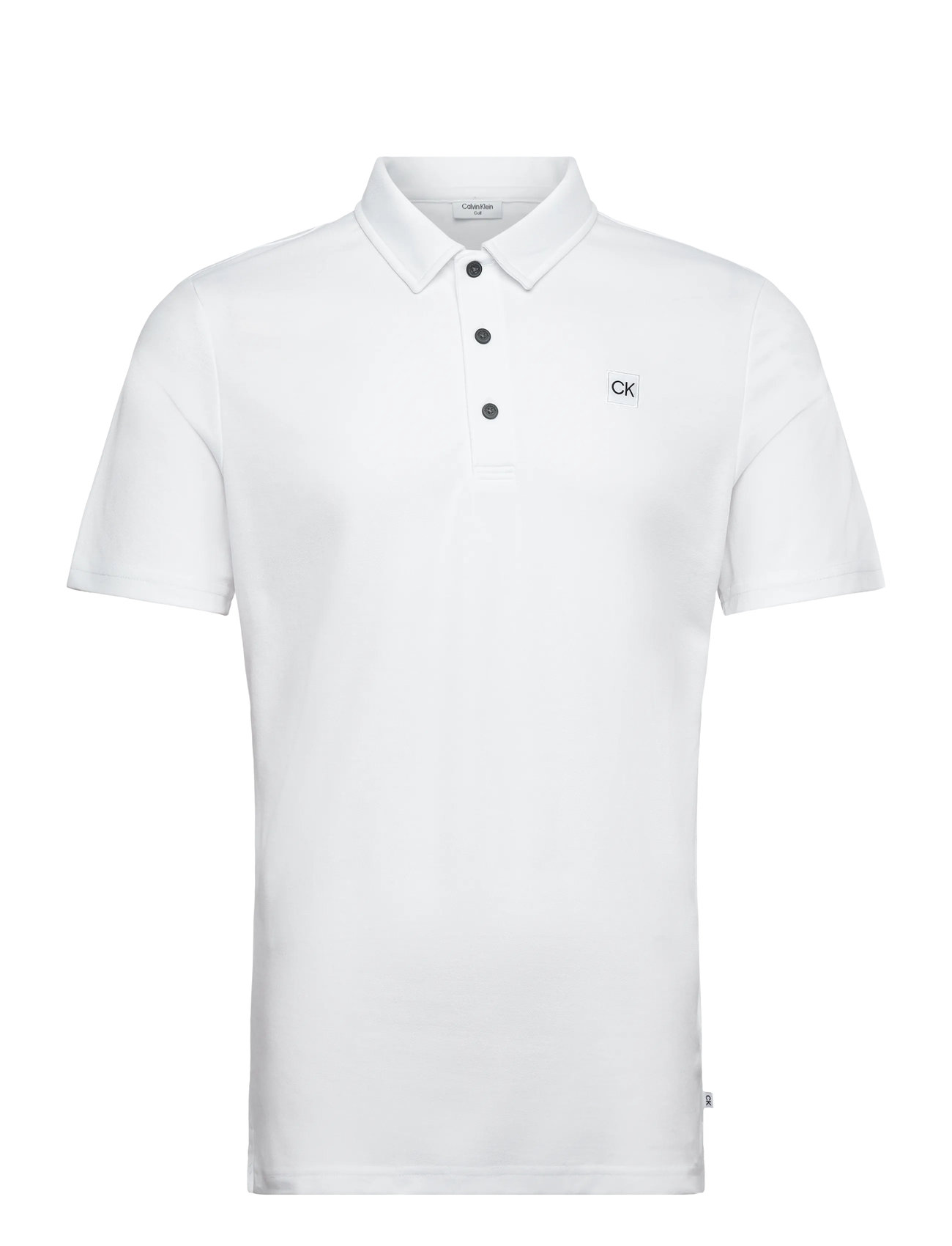 Calvin Klein Golf Jackson Badge Polo, XXL, White, Sport Polos > Sport Short-sleeved Polos, Herre