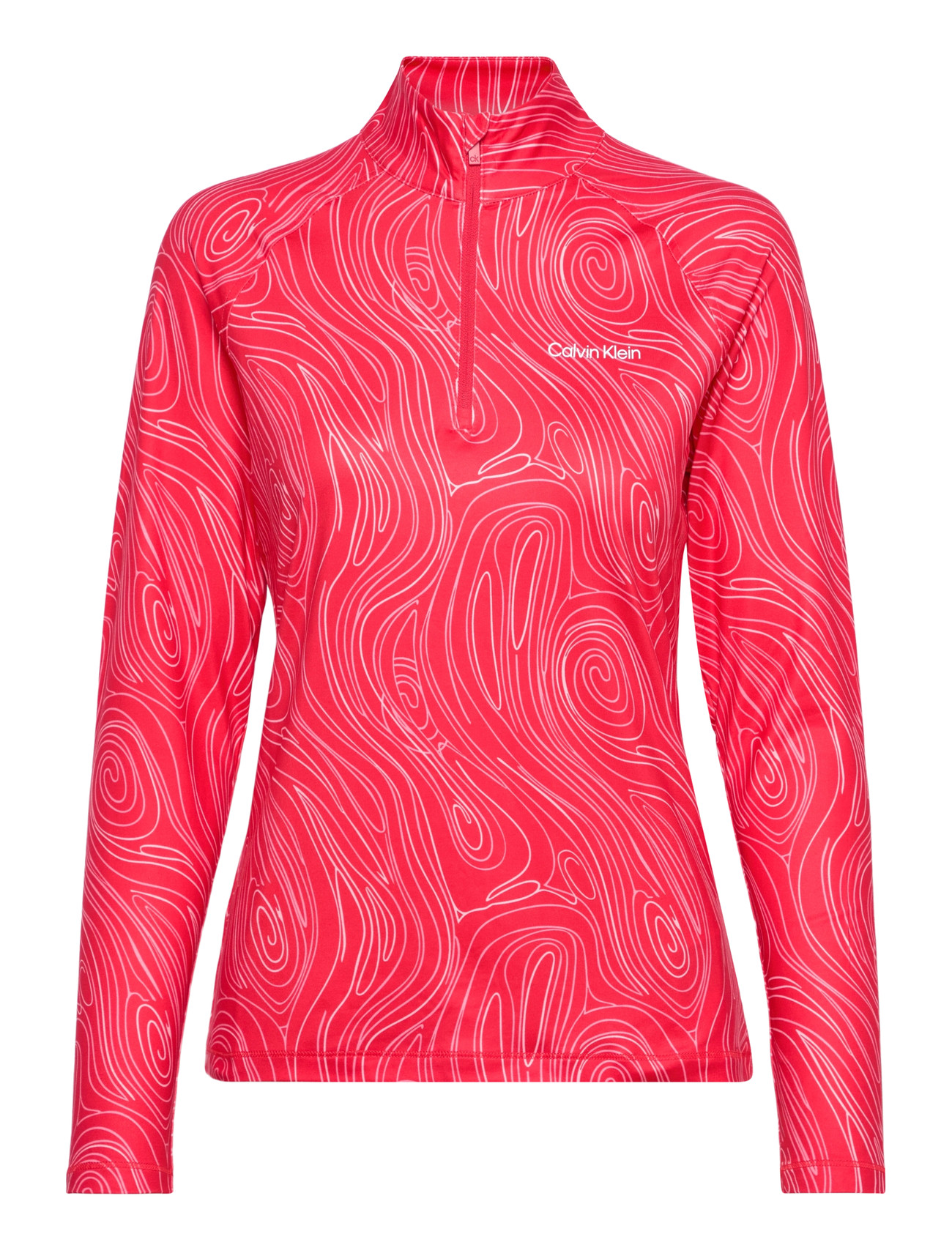 Calvin Klein Golf Dakota Quarter Zip Top, M, Pink, Sport Base Layers > Sport Base Layer Overdele, Dame