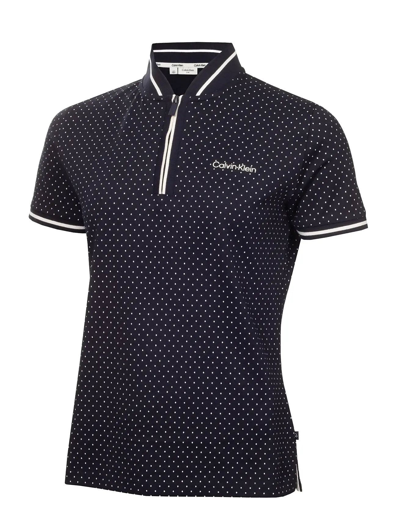 CALVIN KLEIN GOLF Camilla Printed S/S Polo Navy - S - Damen