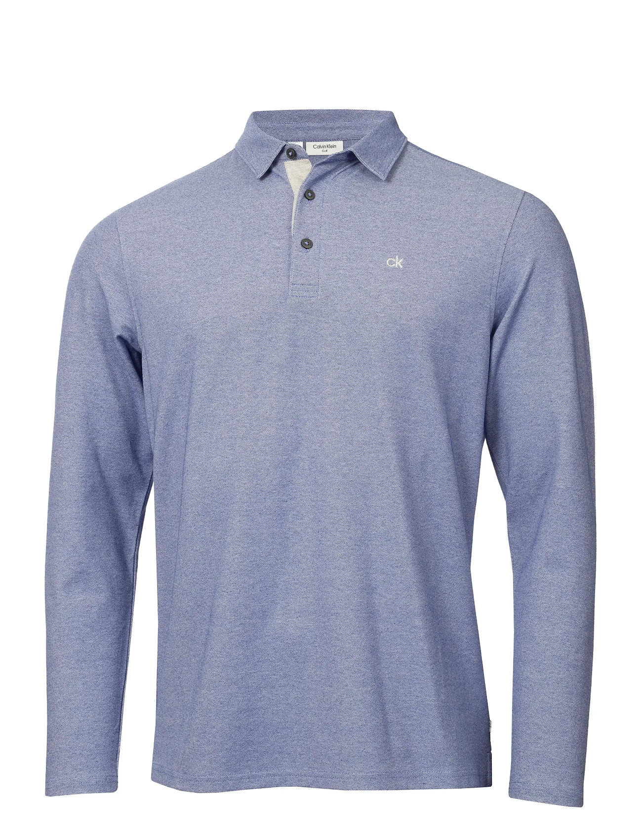 CALVIN KLEIN GOLF Bayard Longsleeve Polo Blau - XL - Herren