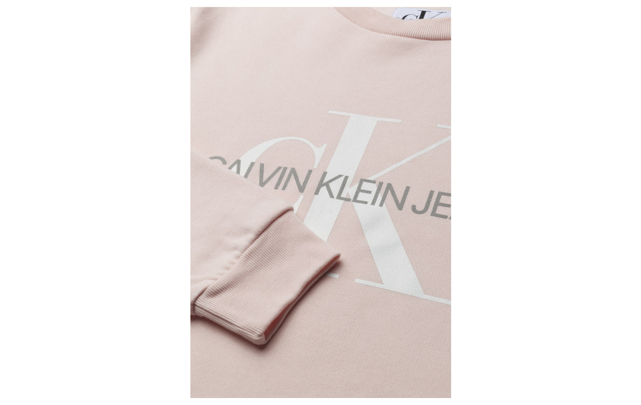 Rose Calvin Coton Logo Klein Jeans Sweatshirt 100 Monogram Chintz nwCgaq6xw
