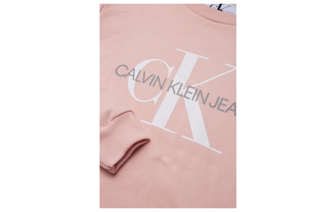 Rose Calvin Coton Logo Klein Jeans Sweatshirt 100 Monogram Chintz nwCgaq6xw