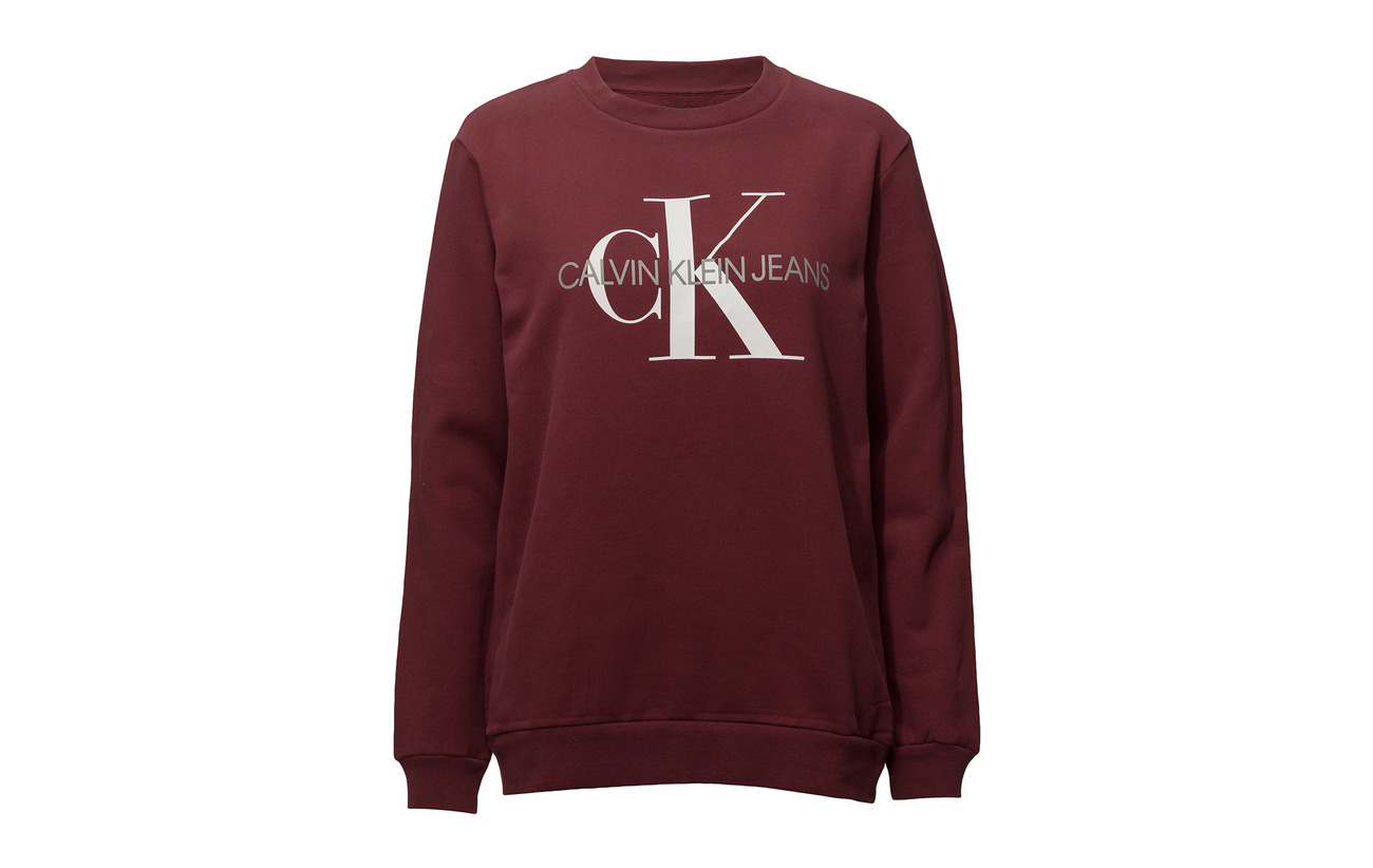 Rose Calvin Coton Logo Klein Jeans Sweatshirt 100 Monogram Chintz nwCgaq6xw