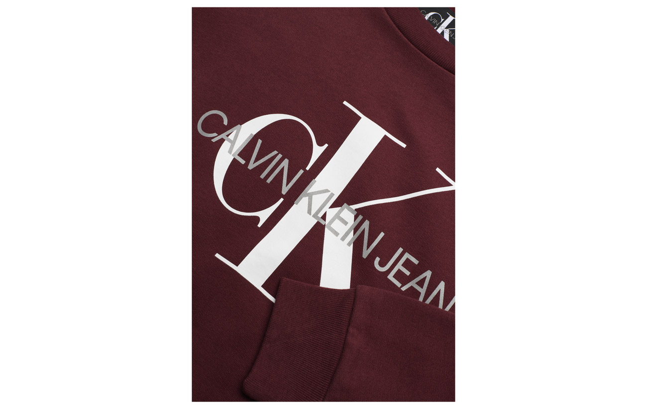 Rose Calvin Coton Logo Klein Jeans Sweatshirt 100 Monogram Chintz nwCgaq6xw
