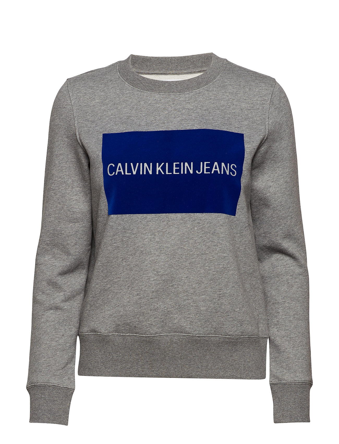 calvin klein flock logo sweatshirt