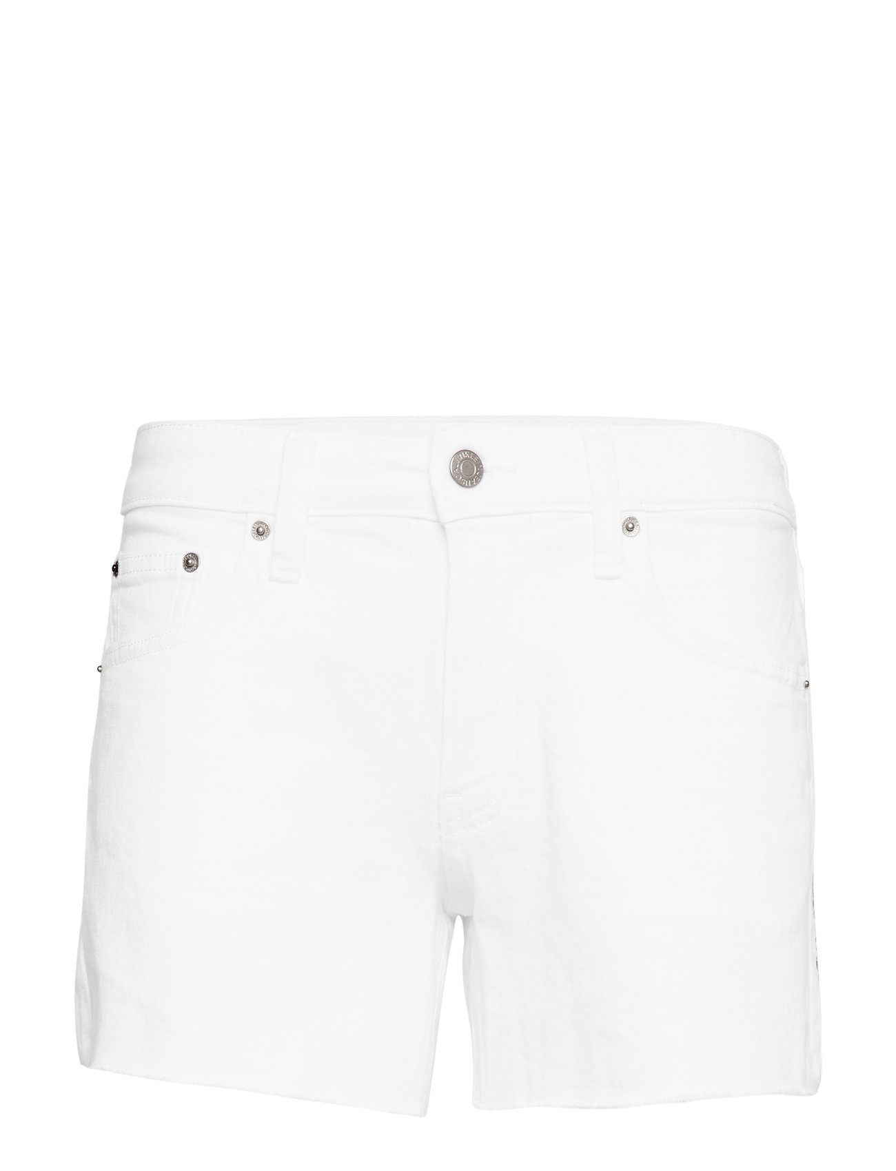 Raw Shortpop White BlueCalvin Weekend Klein Mid Rise Jeans Embroidery zVUGpSqM