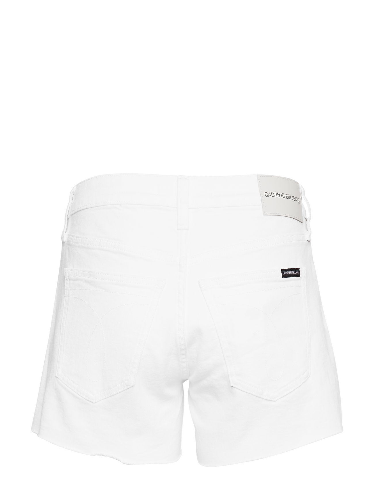 Raw Shortpop White BlueCalvin Weekend Klein Mid Rise Jeans Embroidery zVUGpSqM
