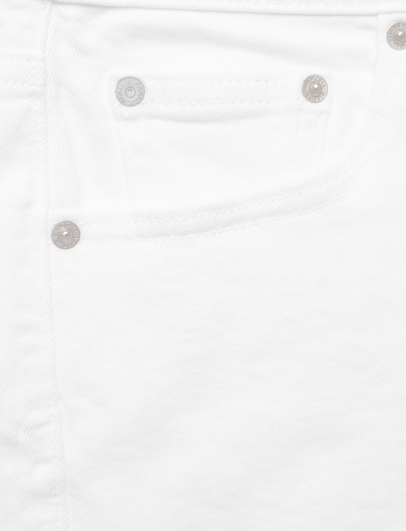 Raw Shortpop White BlueCalvin Weekend Klein Mid Rise Jeans Embroidery zVUGpSqM