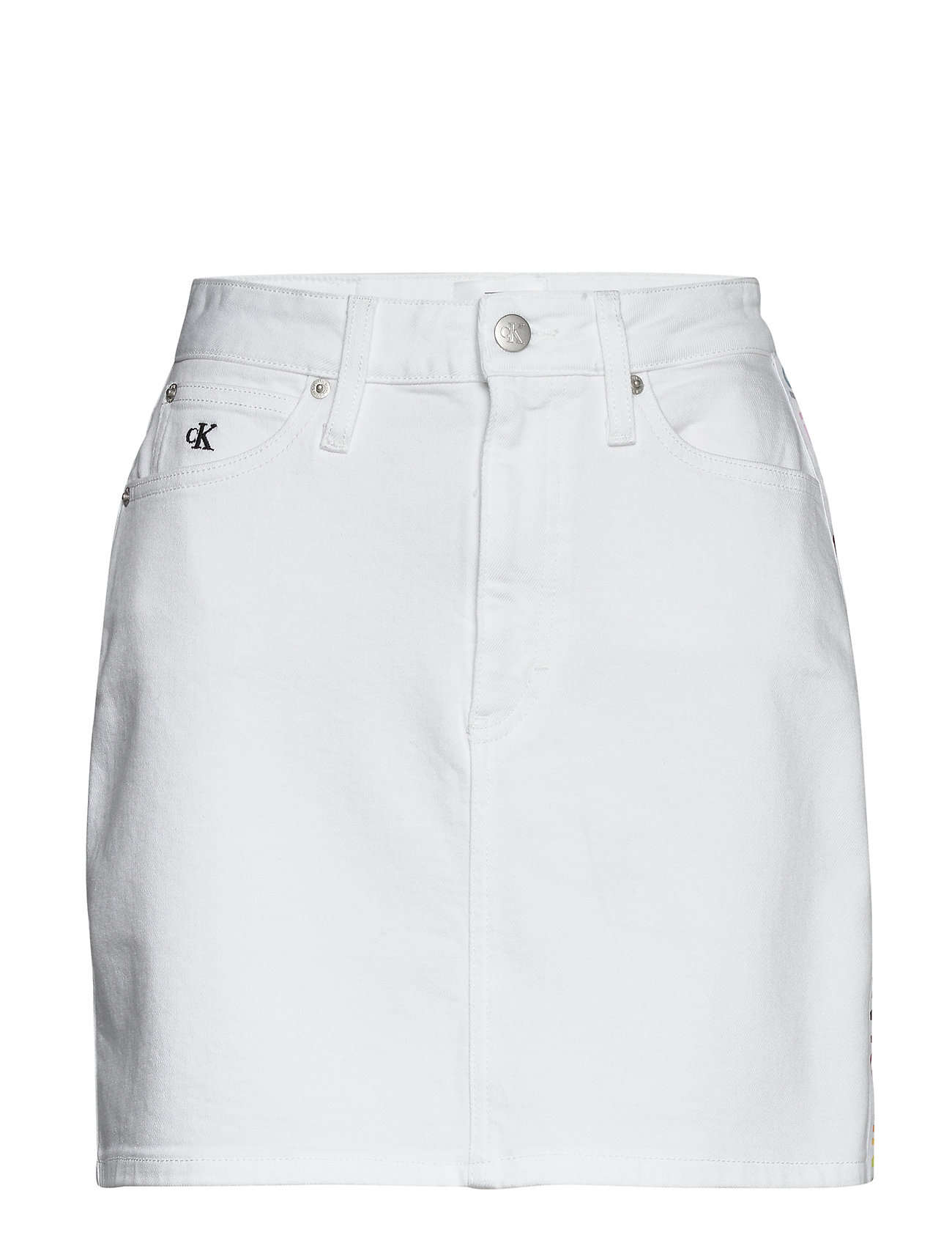 Calvin Klein Jeans Hr Mini Skirt (Denim White), 168 kr | Stort udvalg ...