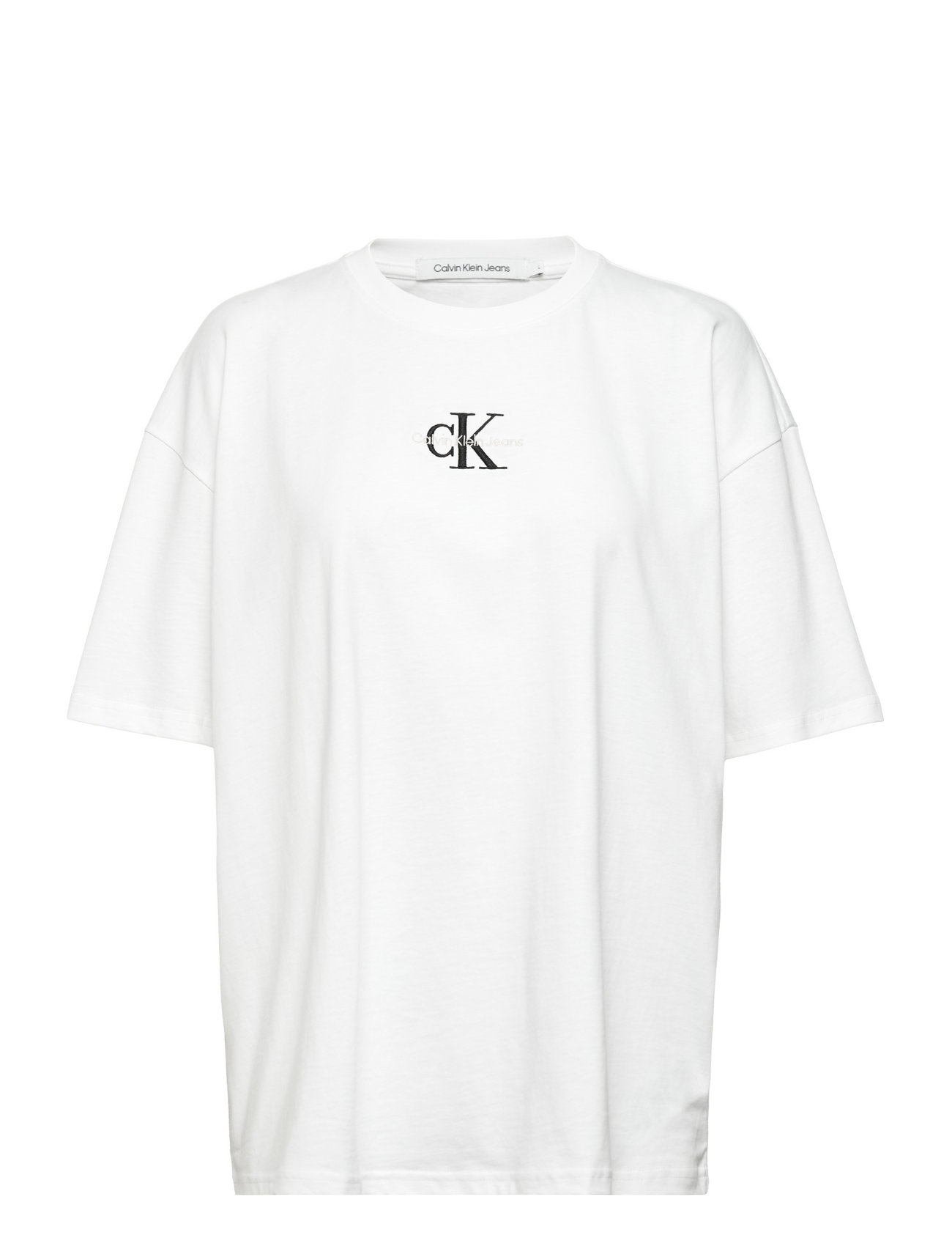 Monologo Boyfriend Tee T-shirts & Tops Short-sleeved Vit Calvin Klein Jeans