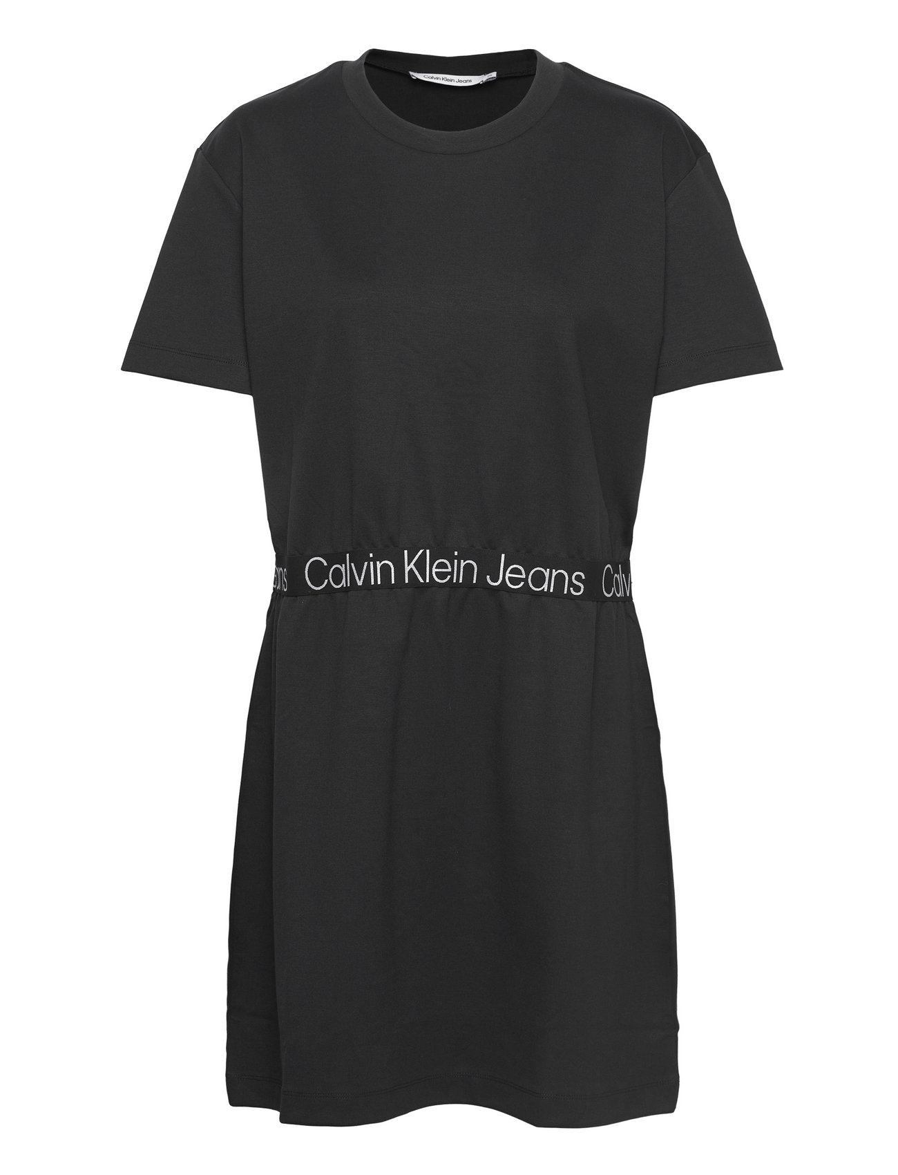 Plus Milano T-Shirt Dress Knälång Klänning Svart Calvin Klein Jeans