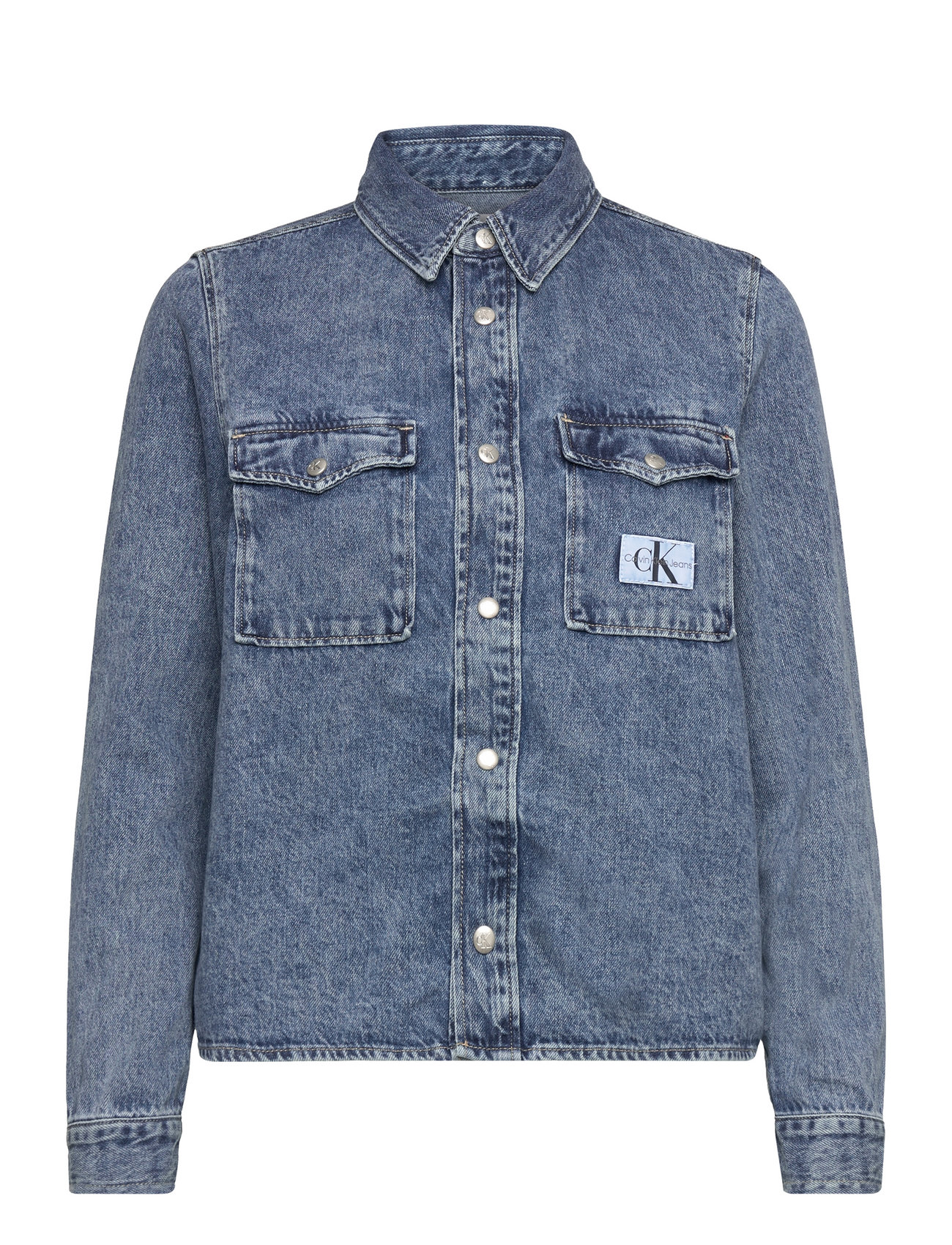 calvin klein denim shirts