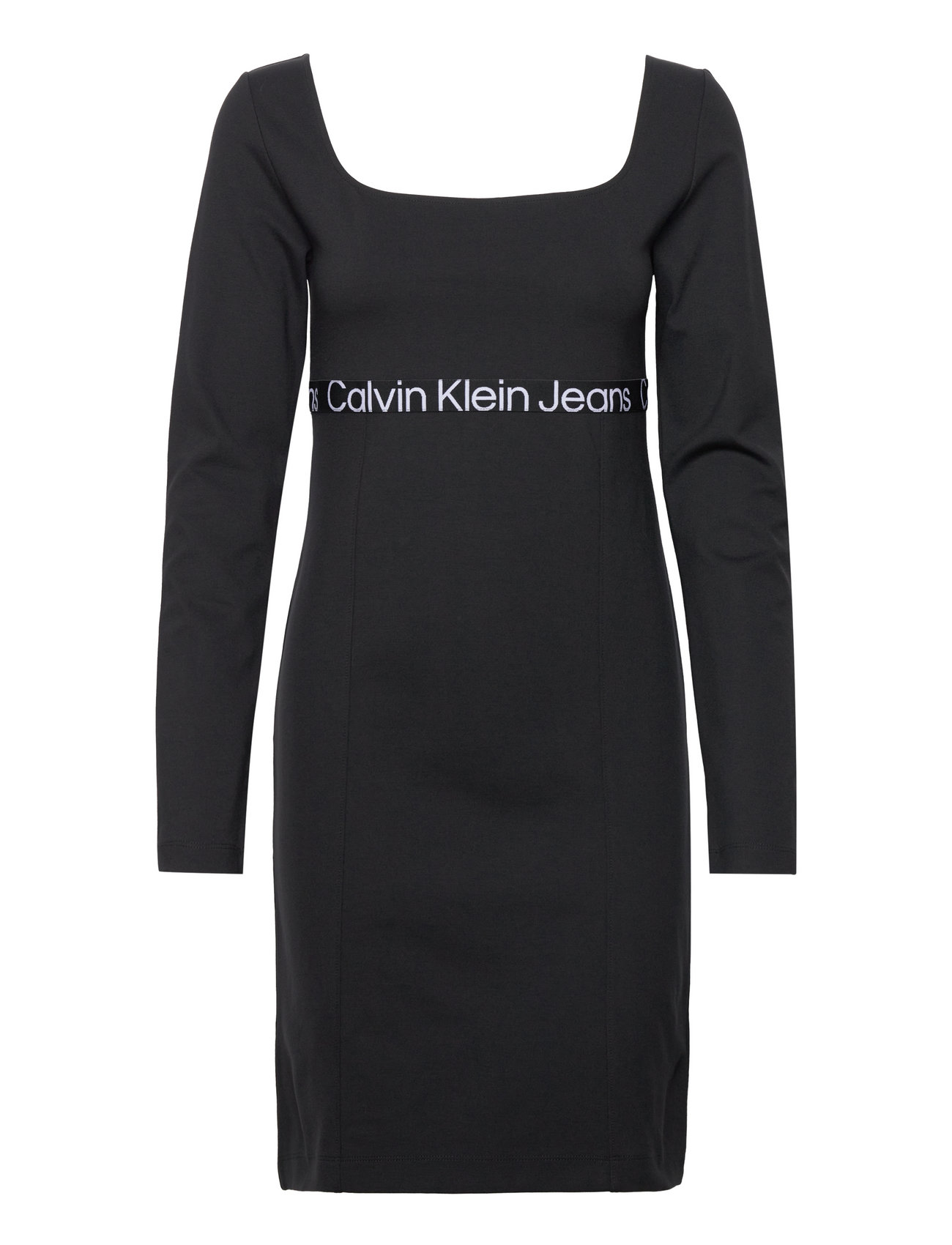 Calvin Klein Jeans Logo Elastic Midi Milano Dress dresses 