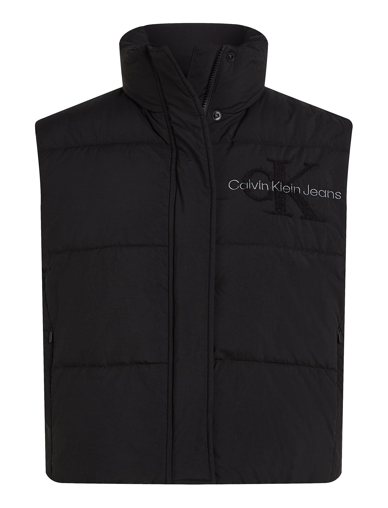 Chenille Monologo Vest Black Calvin Klein Jeans